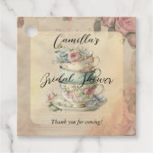 スタックフローラテアッセエフェラブライダルシャワー フェイバータグ (正面)