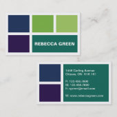 スタックブロック – スタイルC 名刺 (正面/裏面)