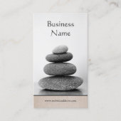 スタックホリスティックストーンズのウェルネスとヒーリングアート 名刺 (正面)