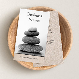 スタックホリスティックストーンズのウェルネスとヒーリングアート 名刺