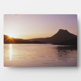 スタックポライドサンセットスコットランド フォトプラーク