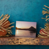 スタックポライドサンセットスコットランド フォトプラーク (側面)