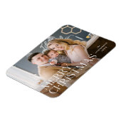 スタックレタリングハッピーホリデーズフォト マグネット (左側)