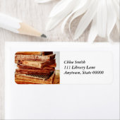 スタック住所 シールの古い本 ラベル (インサイチュ)