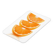 スタック内のオレンジのスライス マグネット (左側)