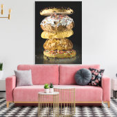 スタック内のCookie キャンバスプリント (インサイチュ (リビング))