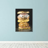 スタック内のCookie キャンバスプリント (インサイチュ (ウッドフロア))