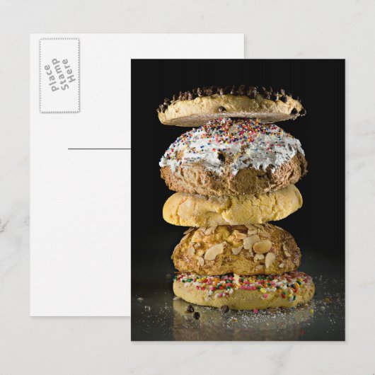 スタック内のCookie ポストカード (正面/裏面)