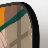 スタック可能なミラーリングセンセーショナルなパターン ピックルボールラケット (左詳細)