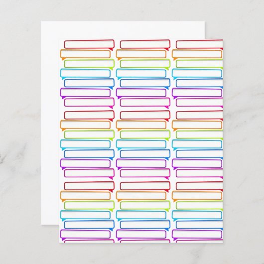 スタック帳簿 (正面/裏面)