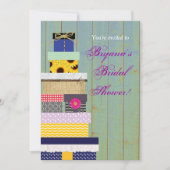 スタック素朴ギフトブライダルシャワーシック招待状 招待状 (正面)