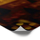 スタック金ゴールドバー ポスター (角)