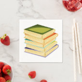 スタック・オブ・スクール・ブックス紙・ナプキンス スタンダードカクテルナプキン (インサイチュ)