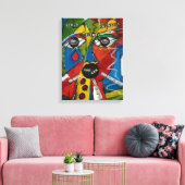 スタック キャンバスプリント (インサイチュ (リビング))