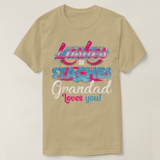 スタッグまたはラッシュグランダは最高のGender Reを愛 Tシャツ (デザイン正面)