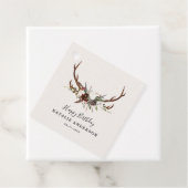 スタッグ素朴な植物秋納屋の誕生日パーティー フェイバータグ (インサイチュ)