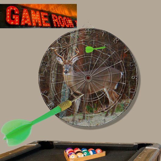 スタッグ/バックディアオークカモフラージュ ダーツボード