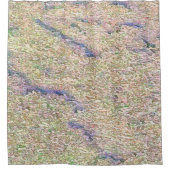 スタッコグリーンシー シャワーカーテン (正面)