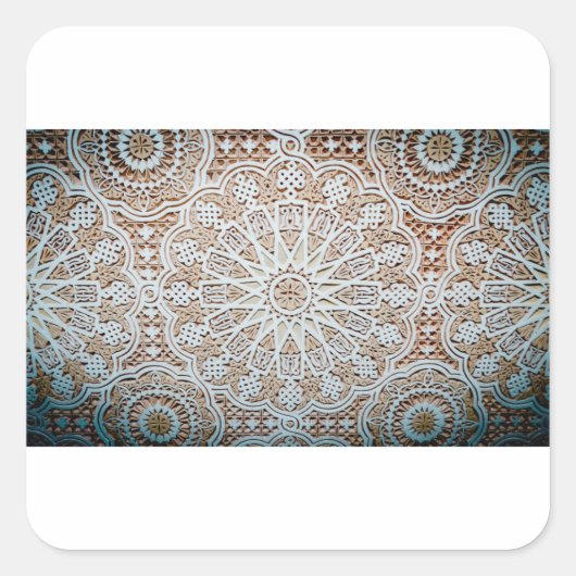 スタッコ天井パターン スクエアシール (正面)