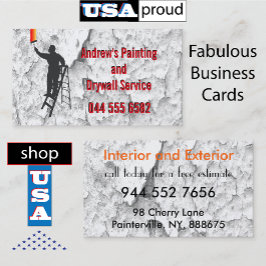 スタッコ絵を描のサービス🛠️便利屋ホーム修理 名刺