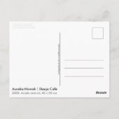 スタッシャカフェ、ポズナン（ポーランド） ポストカード (裏面)