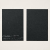 スタッシンプルドイヤリング表示カード (正面&裏面)