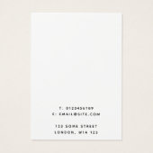 スタッシンプルドイヤリング製品表示ホルダーカード (裏面)