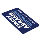 スタッシーエイブラムス日付付きガバナーのカーマグネット! マグネット (右側)