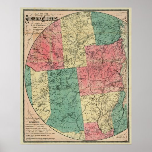 スタッダードアディロンダック1883 ポスター (正面)