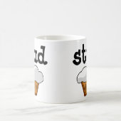 スタッドのマフィン、かわいくおもしろいで焼いたなよい コーヒーマグカップ (中央)