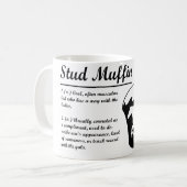 スタッドのマフィン コーヒーマグカップ (正面左)