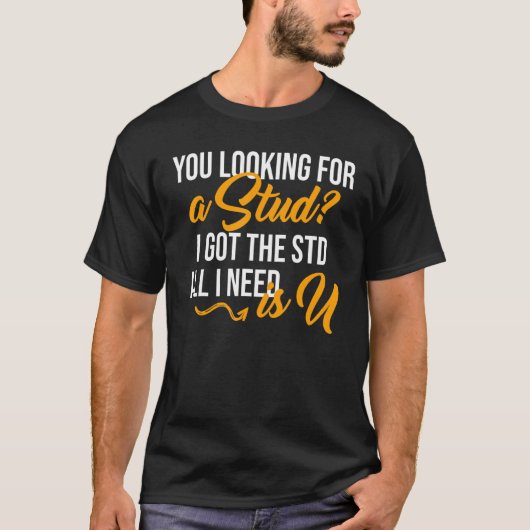 スタッドを探す私が得必要とするすべてのStdはU M Tシャツ (正面)
