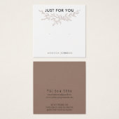 スタッドイヤリングディスプレイカモダンードブランチ自然 (正面&裏面)