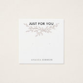 スタッドイヤリングディスプレイカモダンードブランチ自然 (正面)