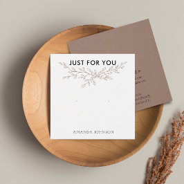 スタッドイヤリングディスプレイカモダンードブランチ自然