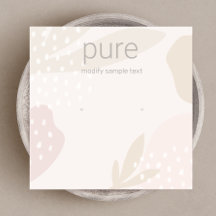 スタッドイヤリングパステル形状表示