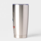 スタッドパフィンシーバードイラストレーション パーソナライズされた 保温保冷タンブラー (背面)