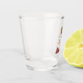 スタッドパフィン海鳥イラスト ショットグラス (左)