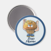 スタッドマフィンユーモア マグネット (正面/裏面)