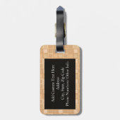 スタッドマフィン ラゲッジタグ (裏面縦)