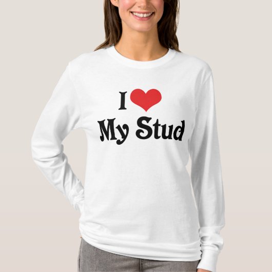 スタッド大好き Tシャツ (正面)