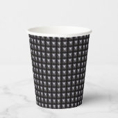 スタッド鋼テクスチャ 紙コップ (右)