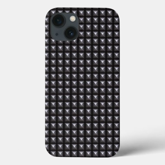 スタッド鋼テクスチャ Case-Mate iPhoneケース (裏面)