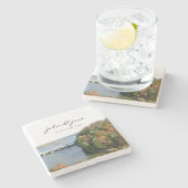 スタッパーソナライズされたドロックイリノイ州パーク ストーンコースター (横)