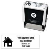 スタッパーソナライズされたプ名前をカスタムする差出人住所 セルフインキングスタンプ (インサイチュ)