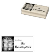 スタッパーソナライズされたプ素朴TINパネル天井数 ラバースタンプ (押印)