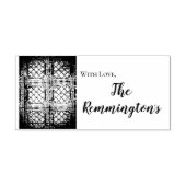 スタッパーソナライズされたプ素朴TINパネル天井数 ラバースタンプ (インプリント)