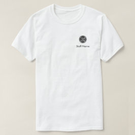スタッフがロゴの名前を付けカスタムる\ Business Company Tシャツ
