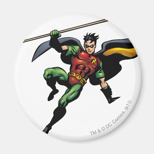 スタッフとロビン マグネット (正面)