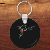 スタッフとロビン – 跳躍 キーホルダー (正面)